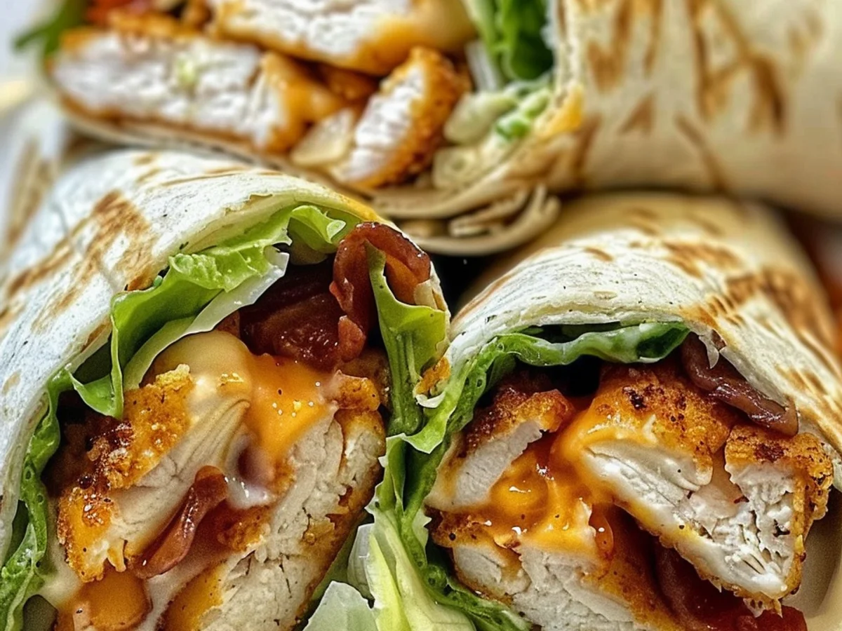 Crispy Chicken Bacon Ranch Wrap That Will Delight You!