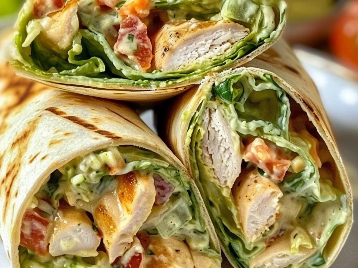 Chopped Chicken Caesar Salad Wrap Recipe You’ll Love!