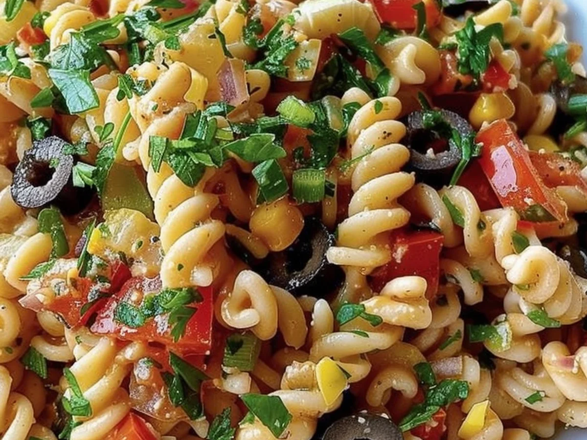 Cowboy Caviar Pasta Salad: A Flavorful Twist Awaits!