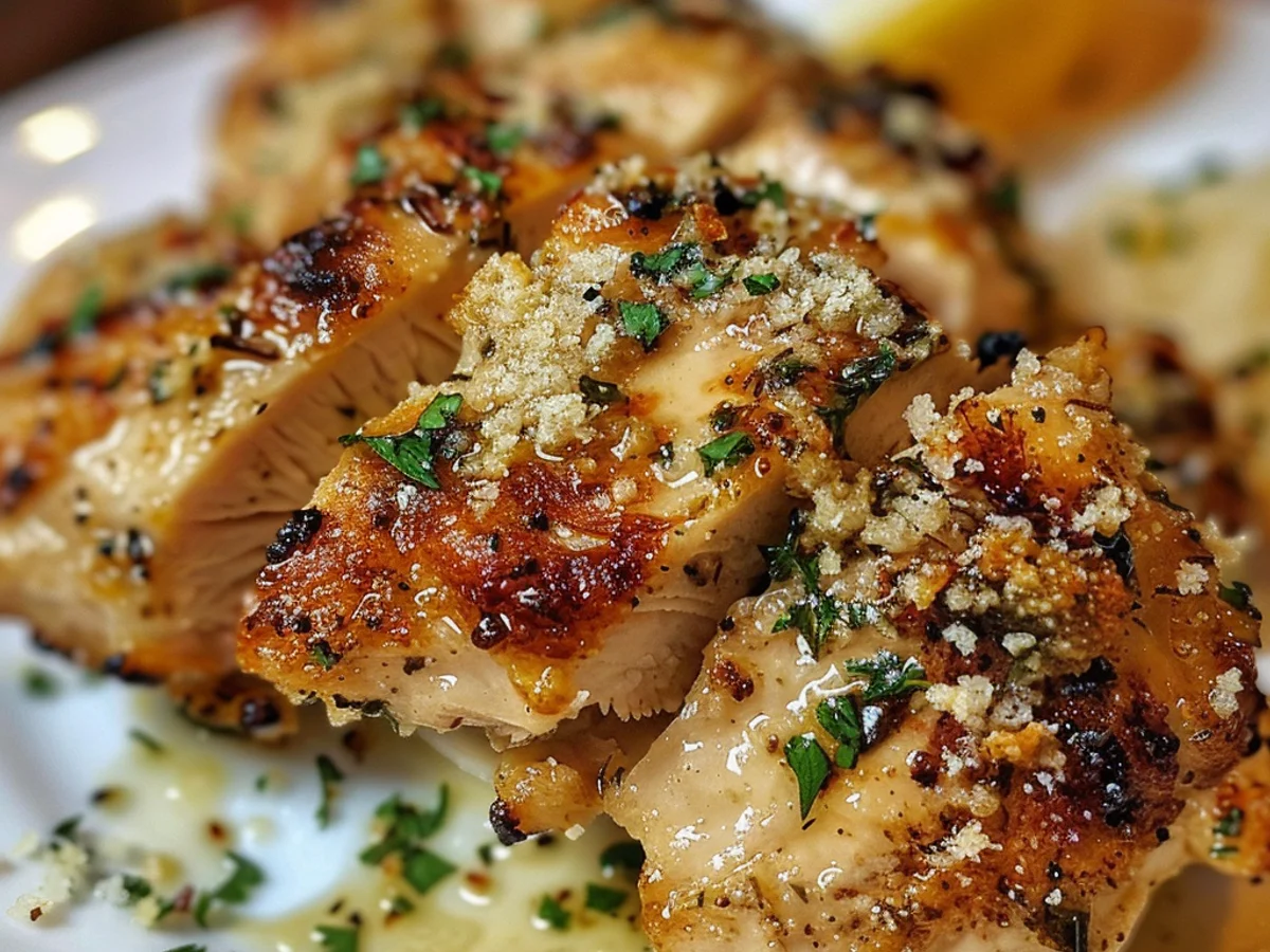 Savory Blackstone Garlic Parmesan Chicken Delight Awaits!