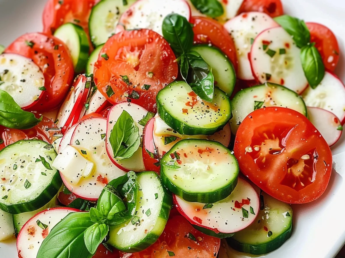 Easy Cucumber Caprese Salad: Refresh Your Taste Buds Today!