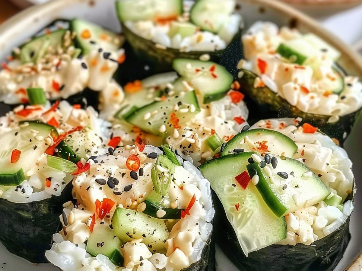 Easy California Roll Cucumber Salad That Refreshes Instantly