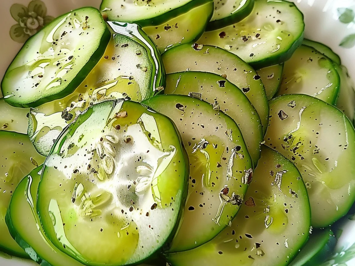 Cucumber Vinegar Salad: Enjoy Crisp, Tangy Freshness!