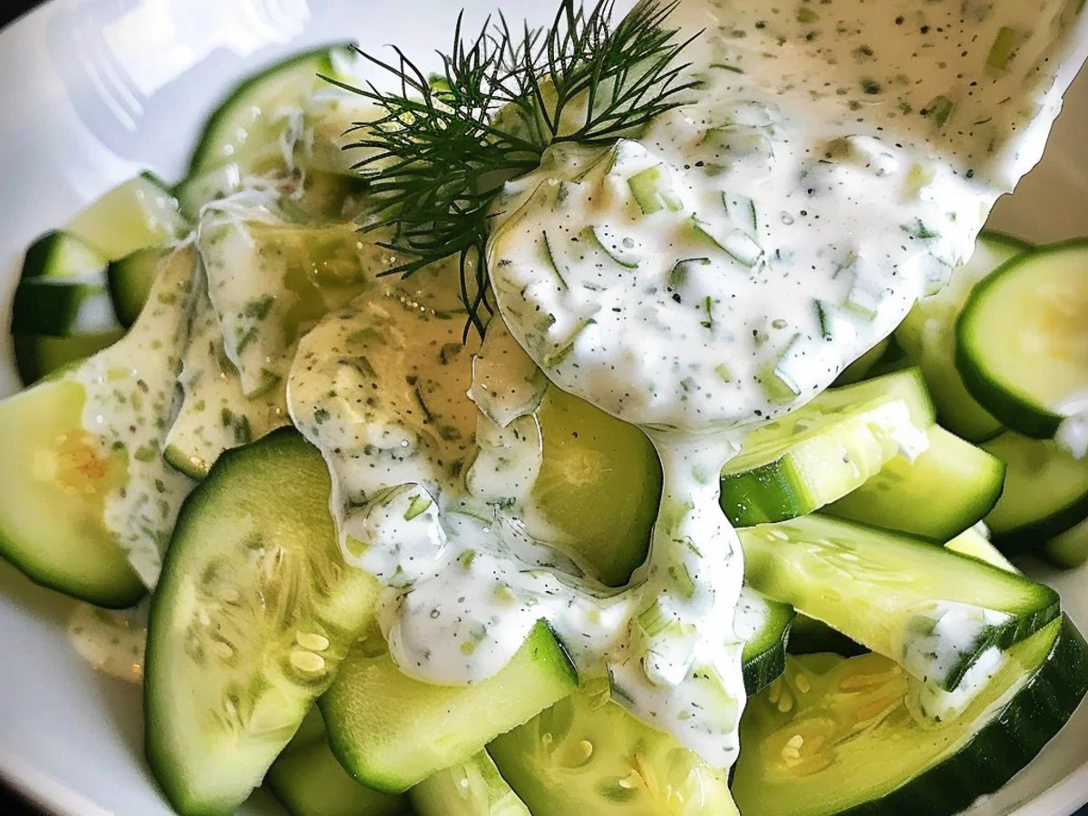 Creamy Cucumber Salad: Refreshing Taste for Your Table!