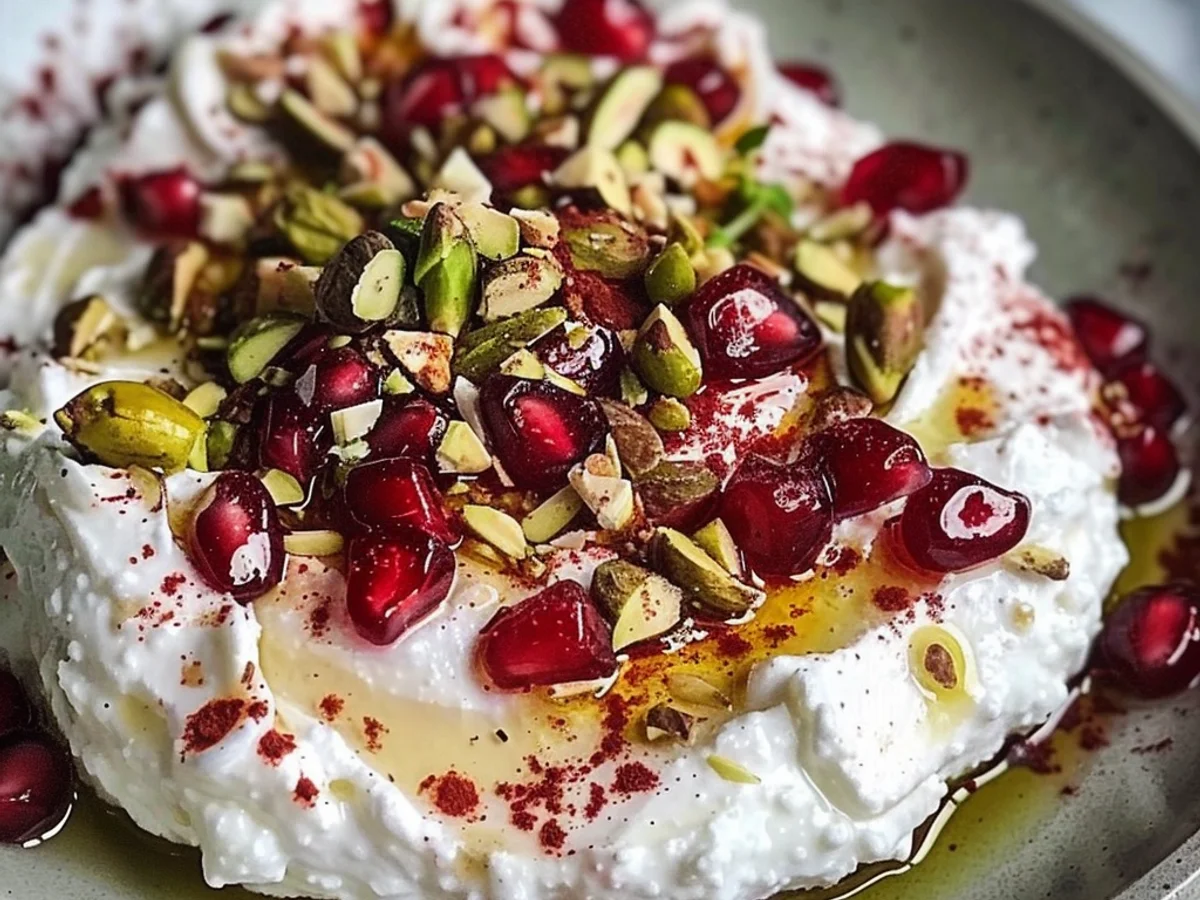 Pomegranate Pistachio Whipped Feta: A Creamy Delight!