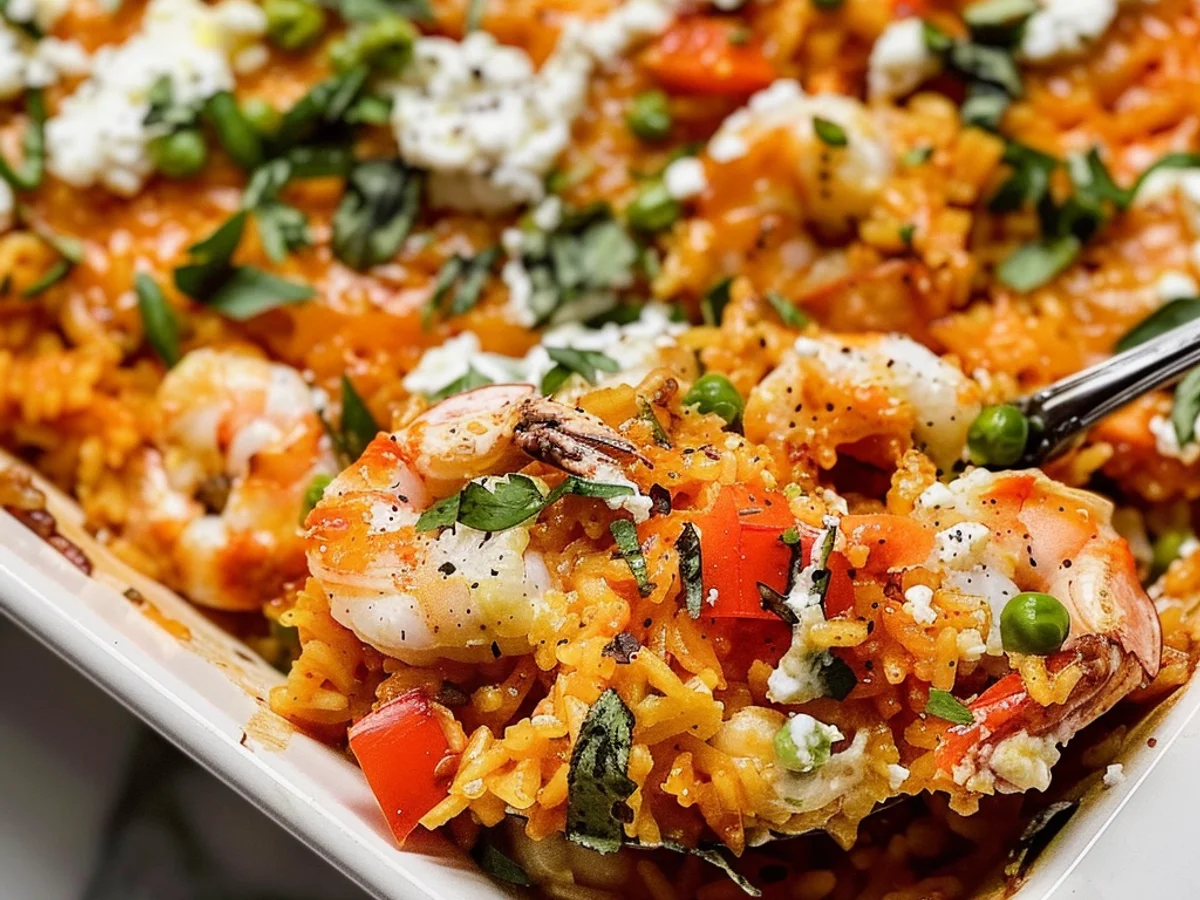 Shrimp Rice Casserole With Veggies That Everyone Loves!