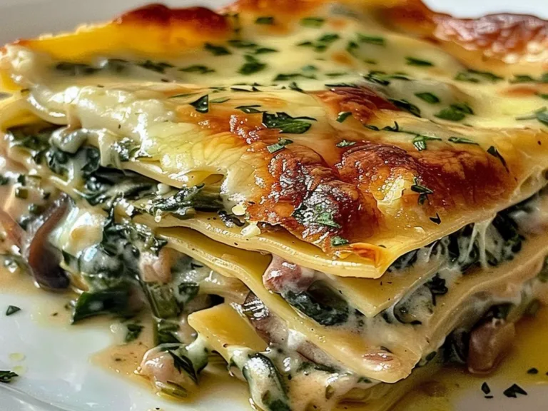 Creamy Spinach & Mushroom Lasagna That Everyone Loves! 2 recipe 1753400647989