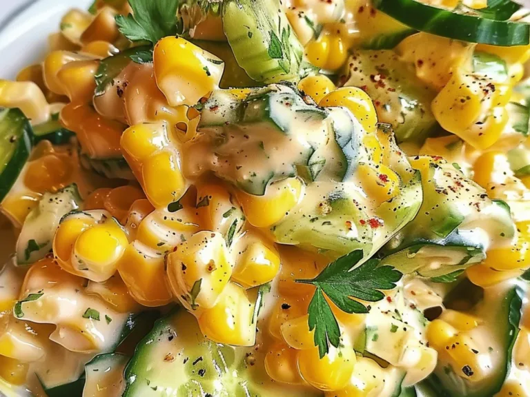 Street Corn Creamy Cucumber Salad: A Refreshing Delight! 2 recipe 1753648640889