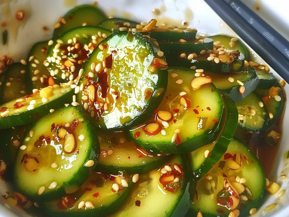 Easy Asian Cucumber Salad That Refreshes Your Tastebuds!