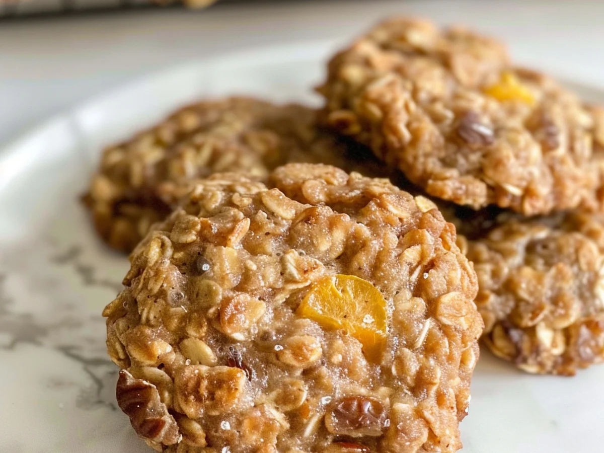 Healthy Peach Oatmeal Breakfast Cookies That Delight!