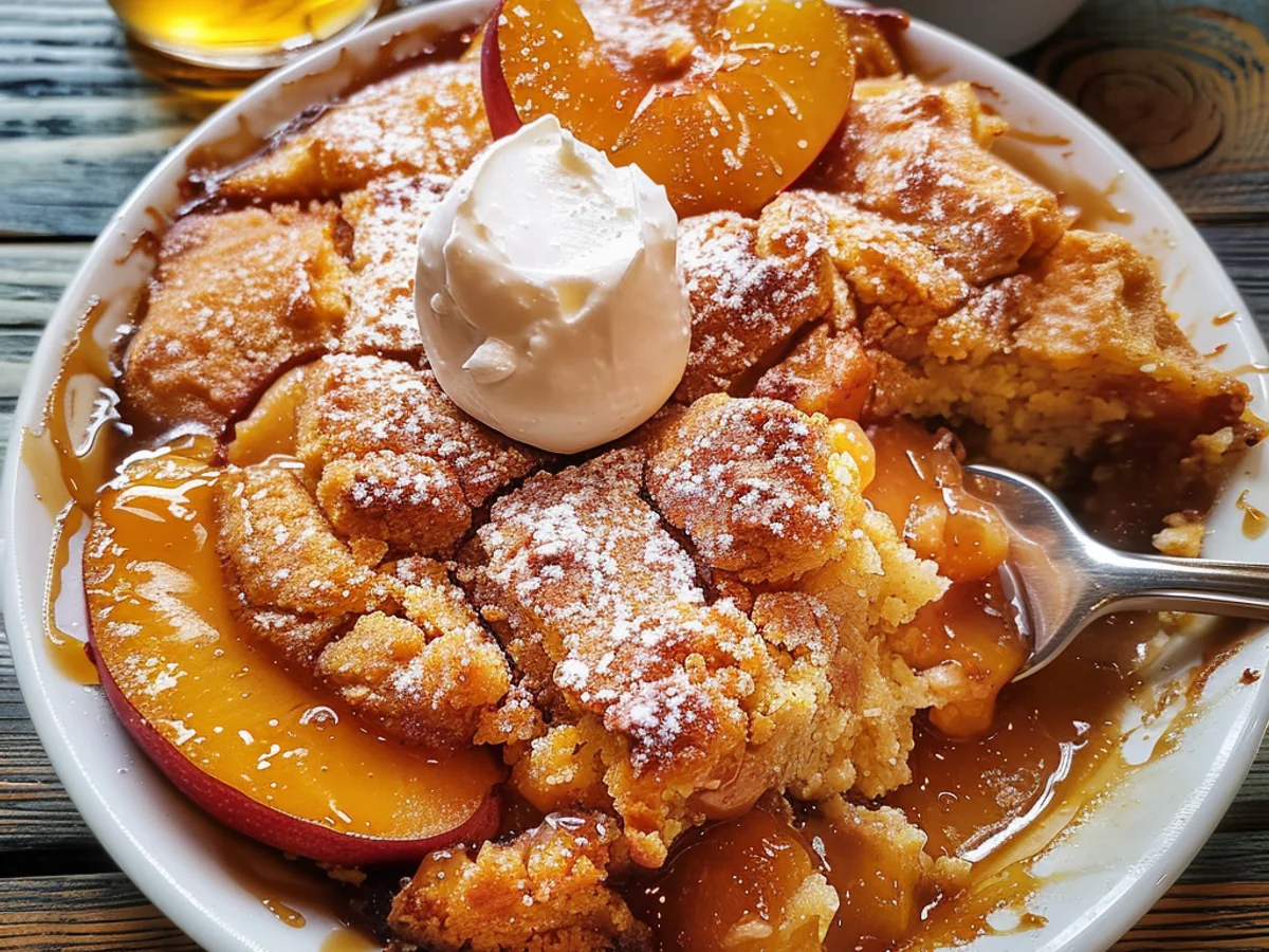 Old School Easy Brown Sugar Peach Cobbler You’ll Love!