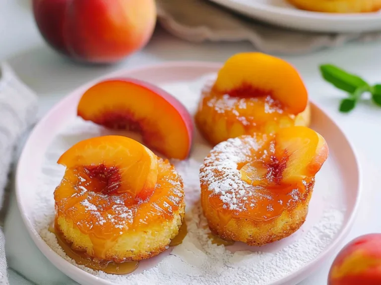 Fresh Mini Peach Upside Down Cakes Are Irresistibly Moist! 2 recipe 1753966815801
