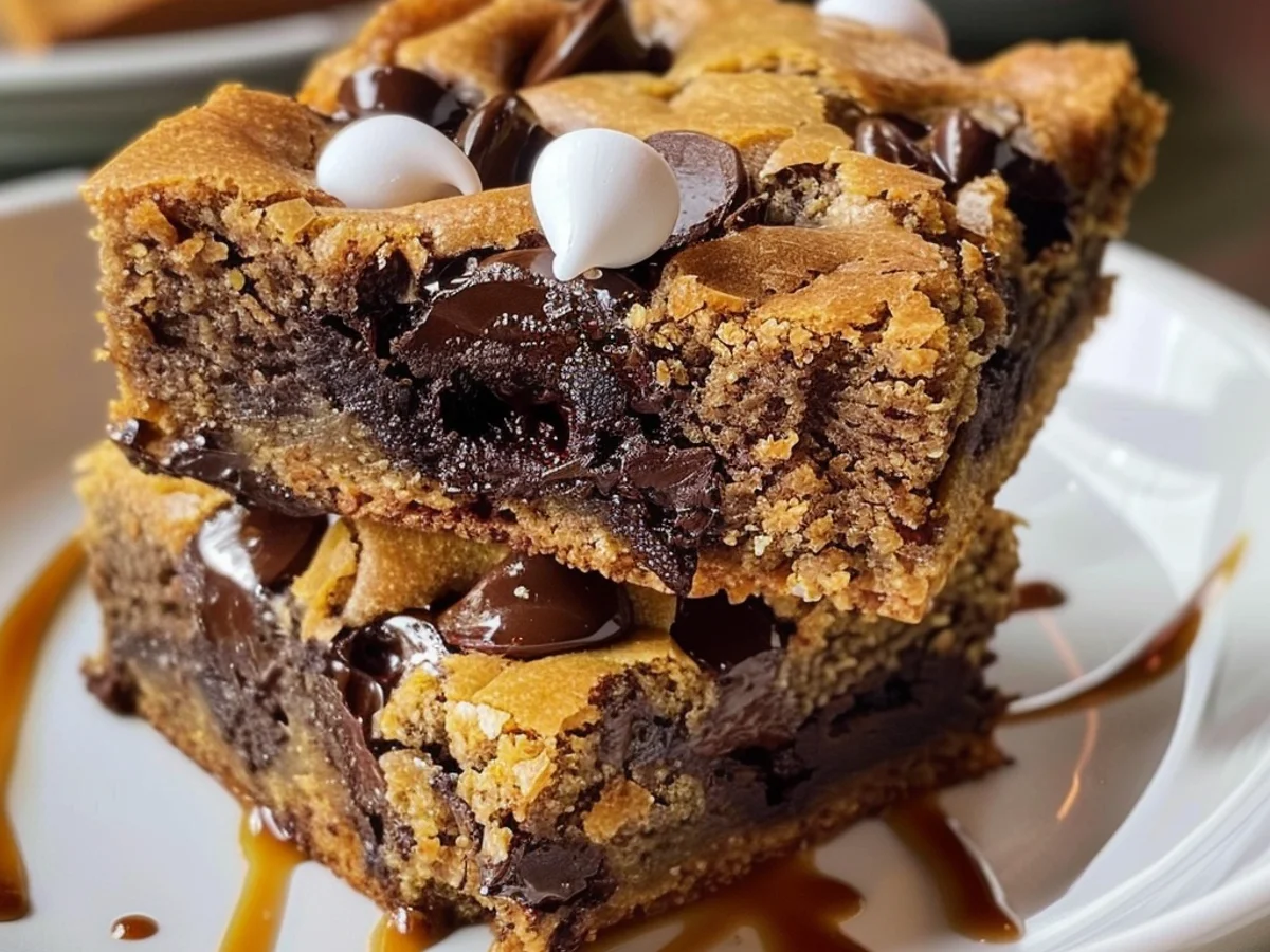 Lazy Chocolate Chip Cookie Bars Recipe
