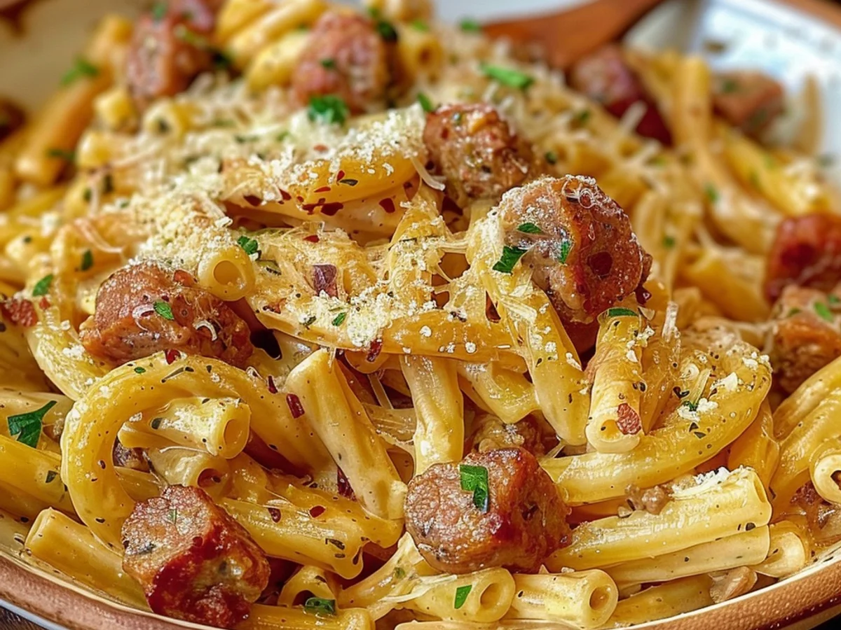 Creamy Cajun Sausage Pasta Recipe You’ll Love Tonight!