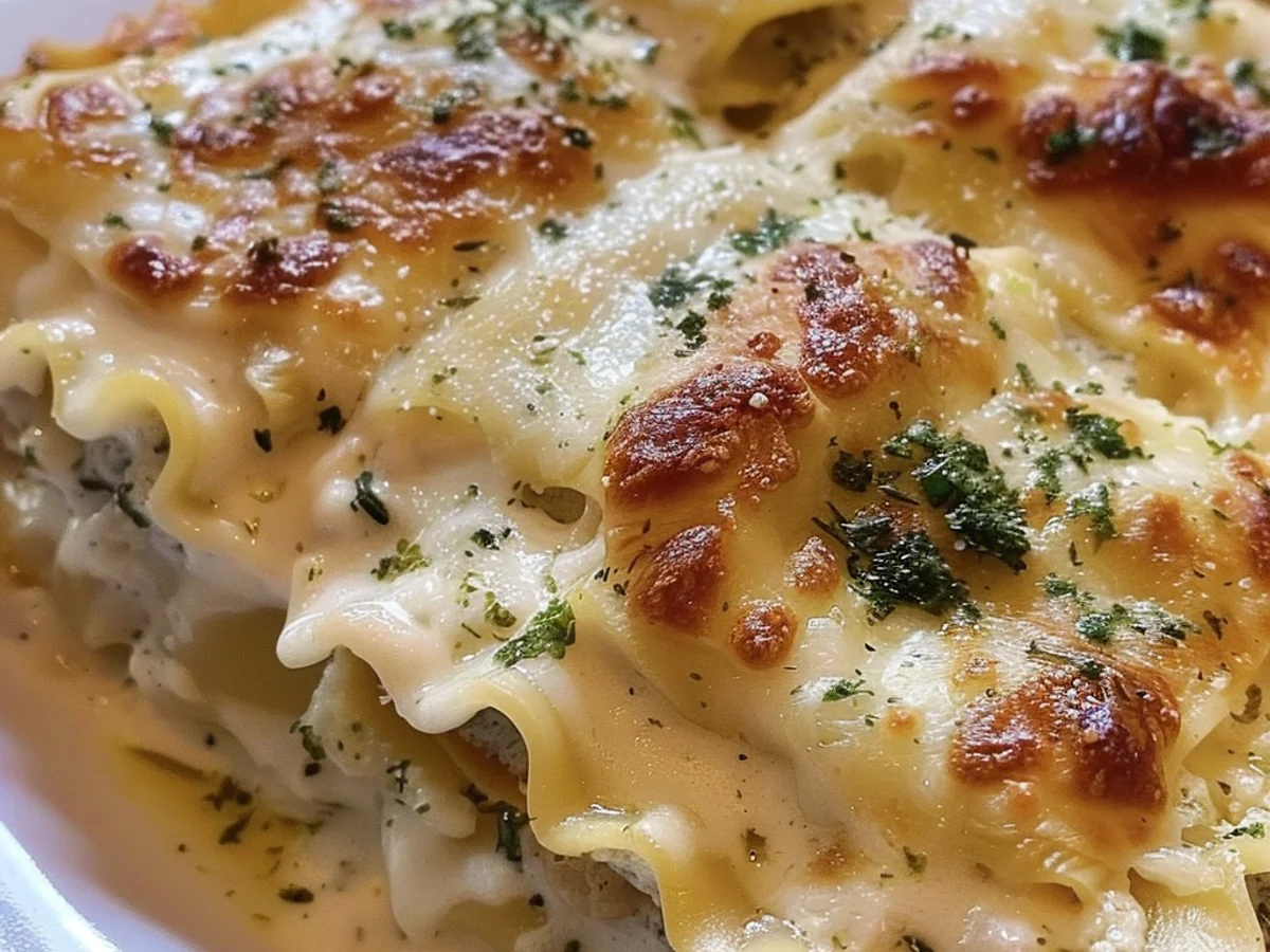 Creamy Chicken Alfredo Lasagna Roll Ups Will Delight You!