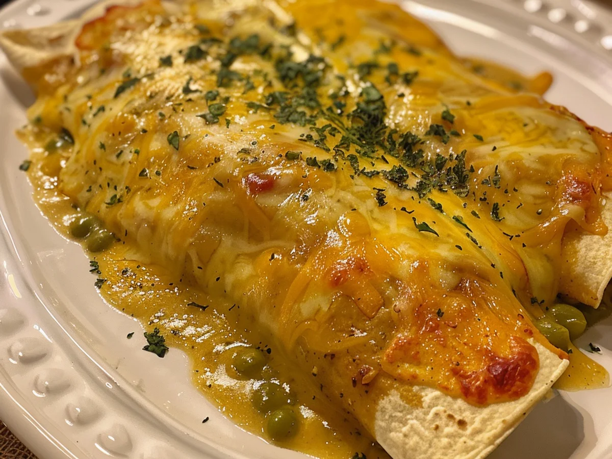 Chicken & Cheese Enchiladas With Green Chili Delight You!