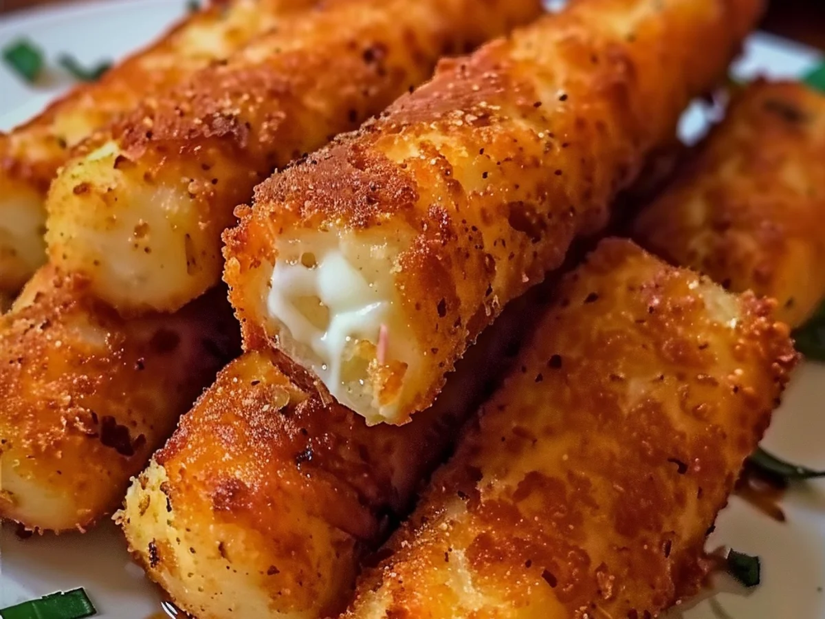 Crispy Homemade Mozzarella Sticks That Everyone Loves!
