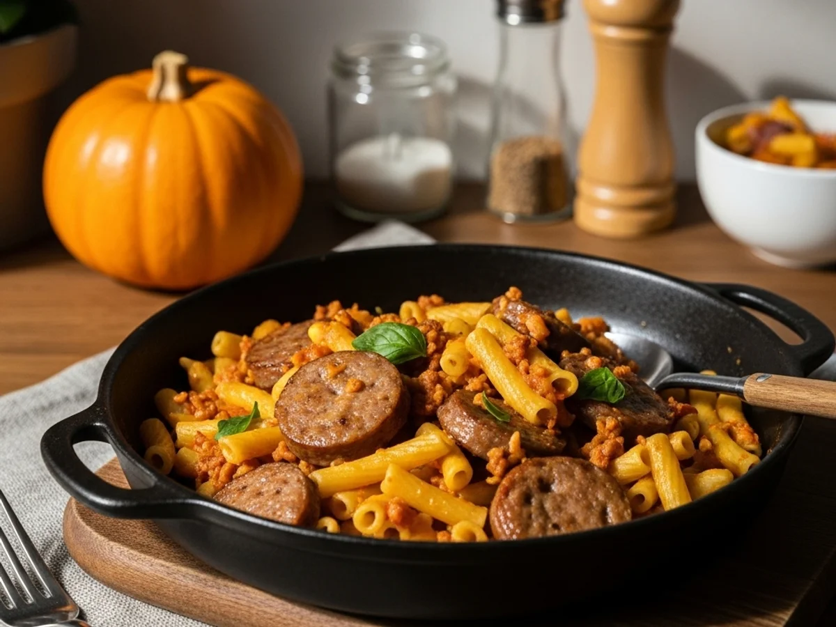 tasty Autumn Sausage Pasta Squash That’s Effortless!
