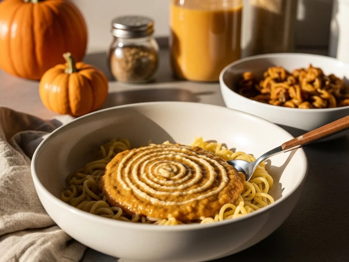 Cozy Up with Creamy Pumpkin Alfredo Pasta This Fall