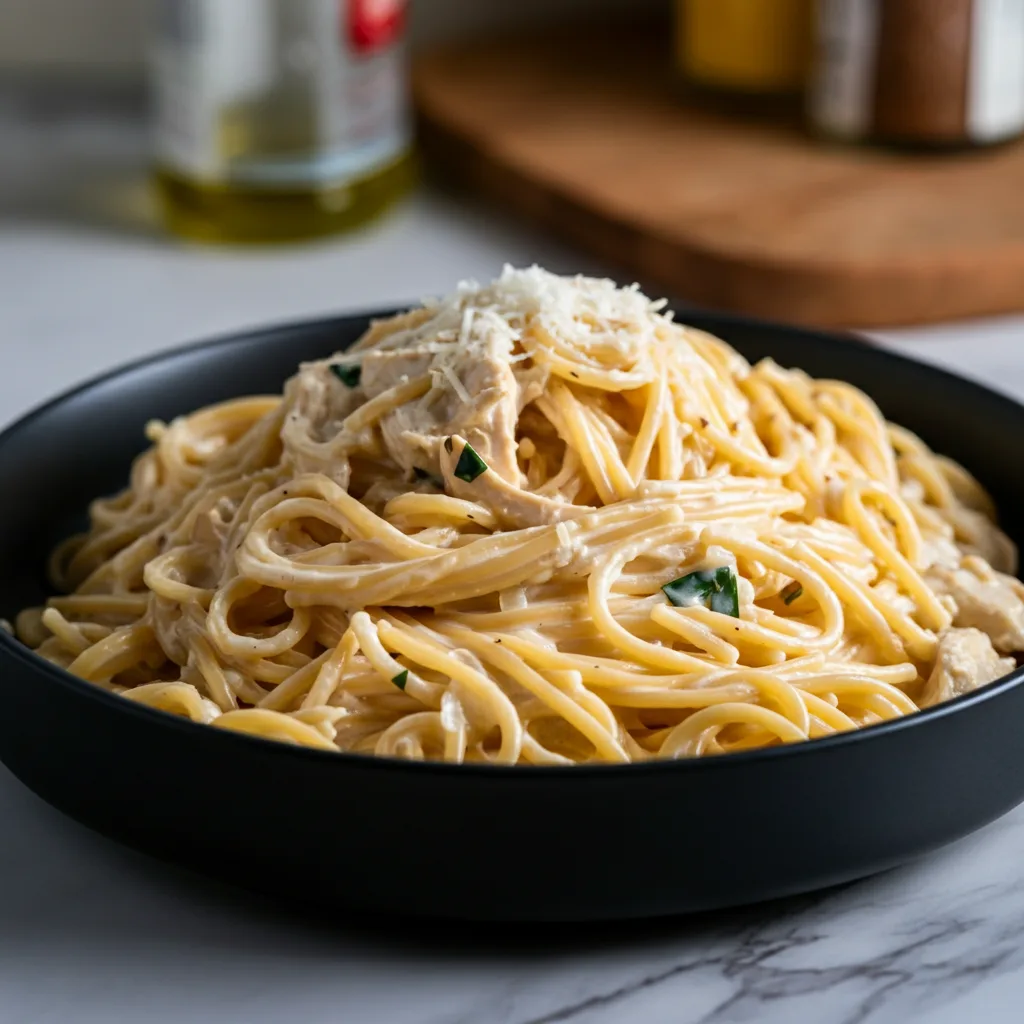 Creamy Spaghetti Chicken: A Homestyle Dinner Dream