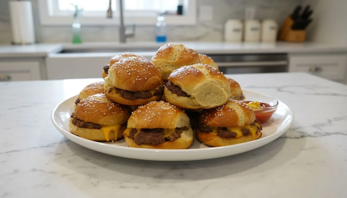 Cheeseburger Pretzel Bombs: Savory Bites for Game Night