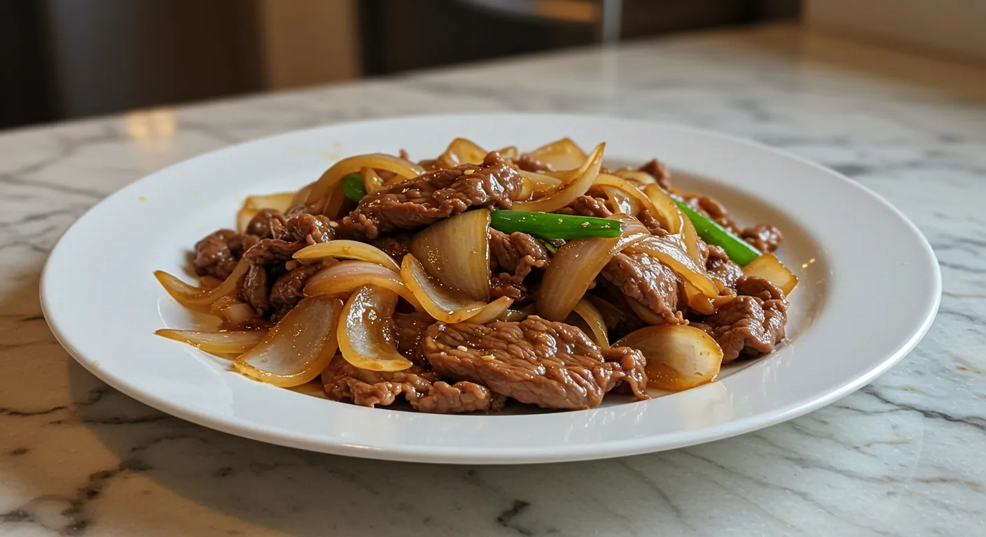 Tender Chinese Beef and Onion Stir Fry for Weeknights 4 Recipe image