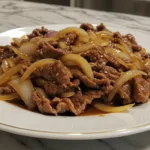 Tender Chinese Beef and Onion Stir Fry for Weeknights 6 chinese beef and onion stir fry featured