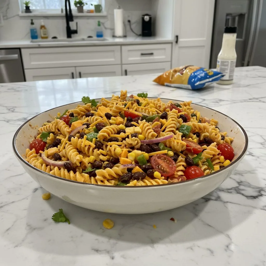 Cowboy Pasta Salad: Tangy, Smoky, and So Easy