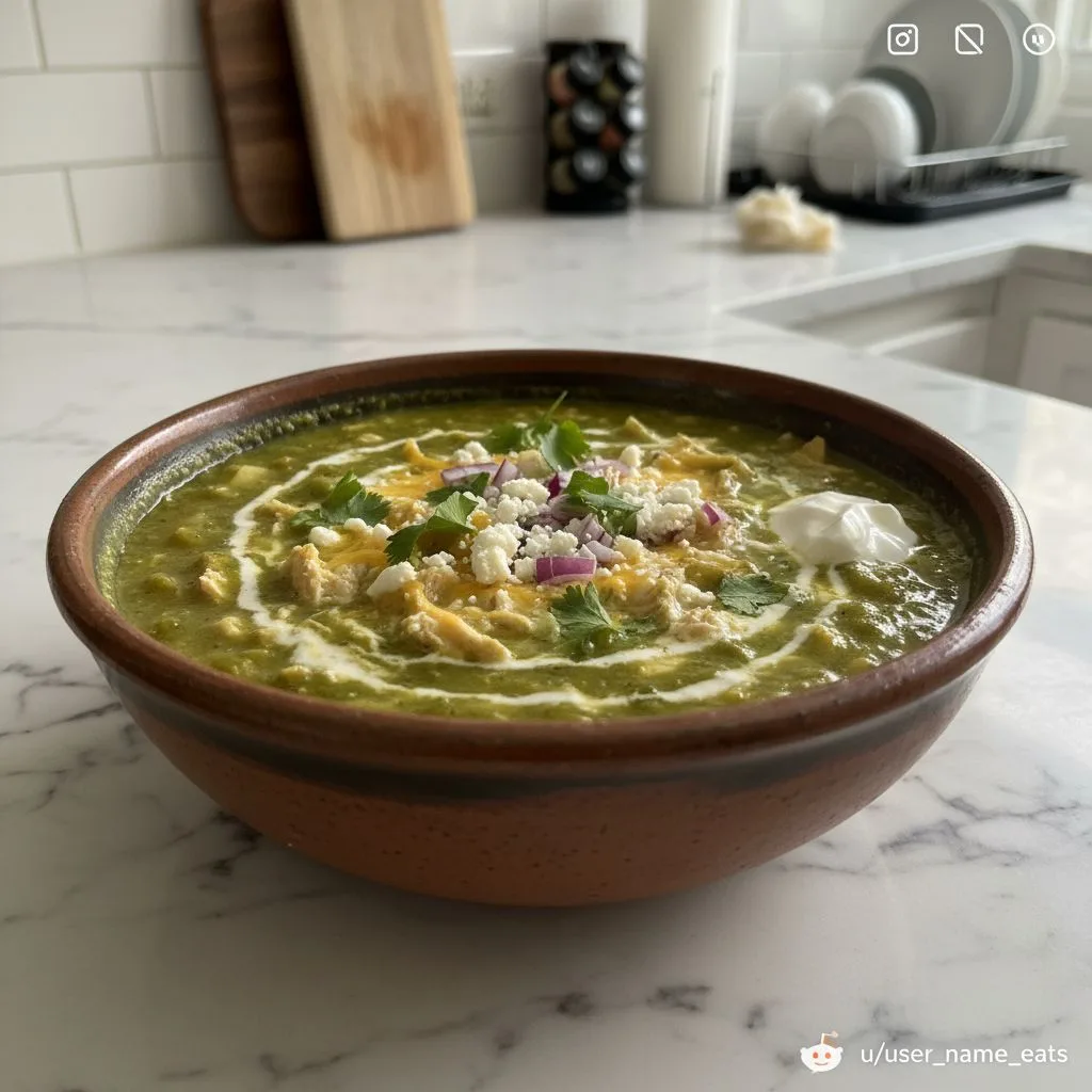 Creamy Green Enchiladas Chicken Soup: Simple Comfort 4 Recipe image