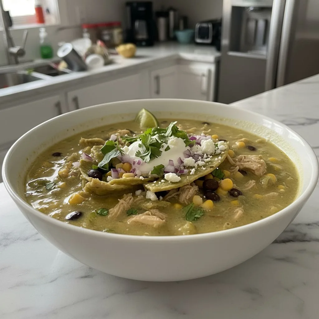 Creamy Green Enchiladas Chicken Soup: My Weeknight Hug 4 Recipe image