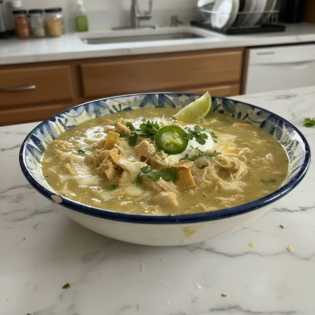 Creamy Green Enchiladas Chicken Soup: Simple Comfort 5 Recipe image