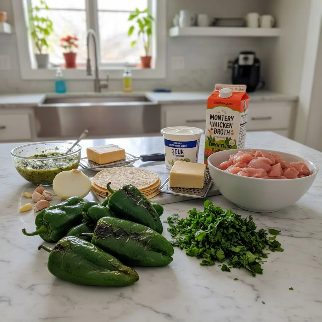 Creamy Green Enchiladas Chicken Soup: My Weeknight Hug 5 Recipe image