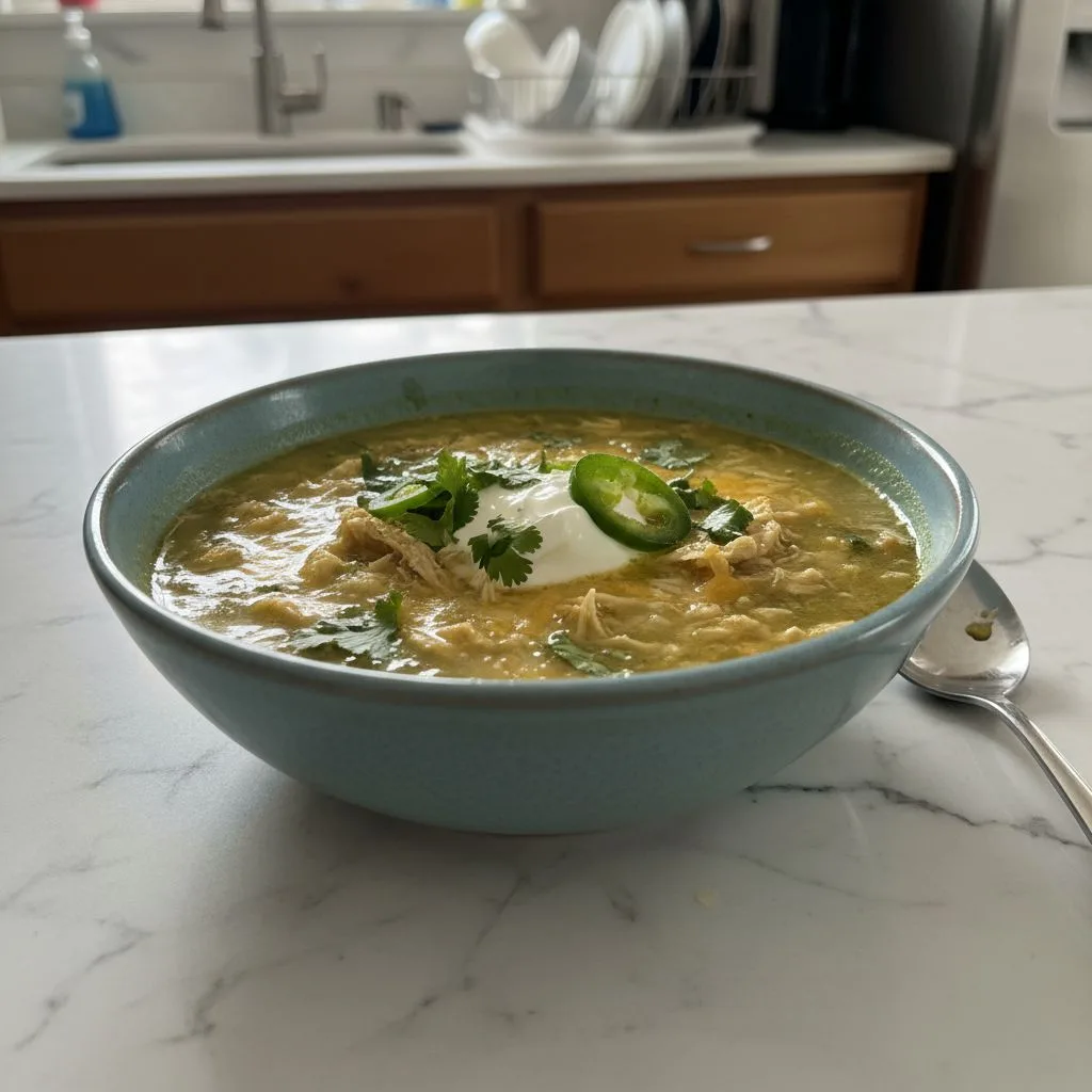 Creamy Green Enchiladas Chicken Soup: Simple Comfort