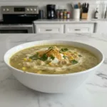 creamy green enchiladas chicken soup featured
