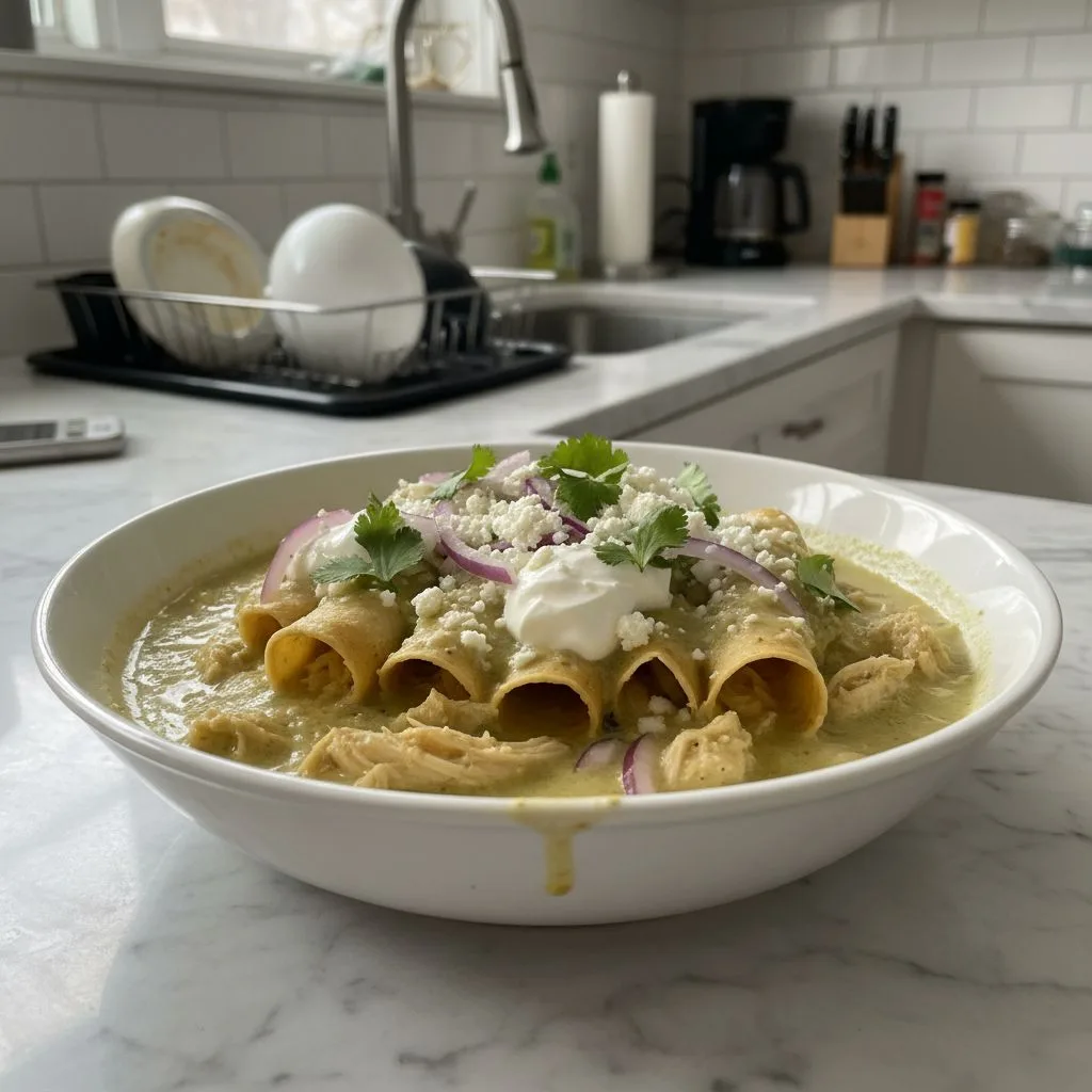 Creamy Green Enchiladas Chicken Soup: My Weeknight Hug