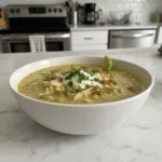 Hearty Creamy Green Enchiladas Chicken Soup 6 creamy green enchiladas chicken soup featured 4