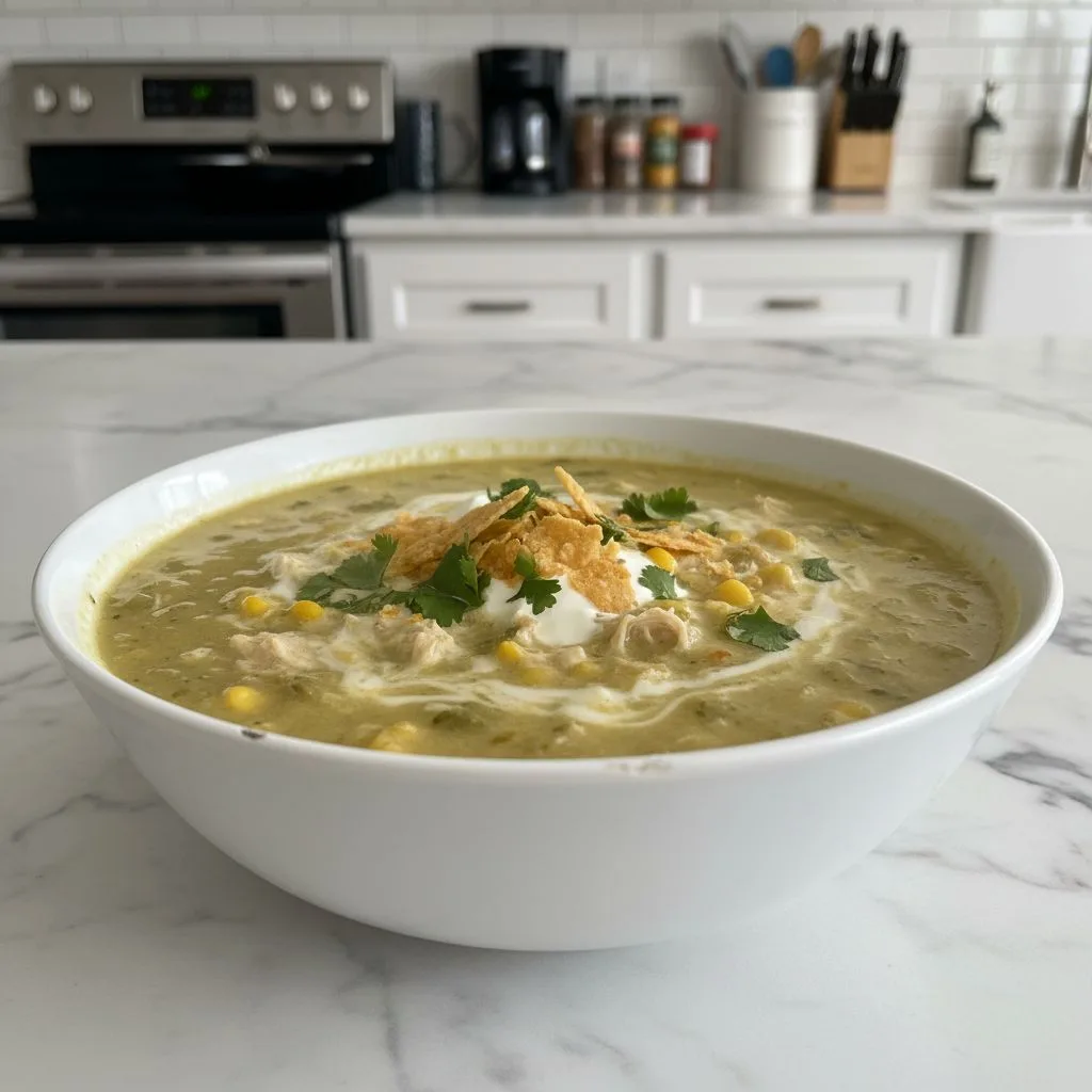 Creamy Green Enchiladas Chicken Soup: A Weeknight Hug