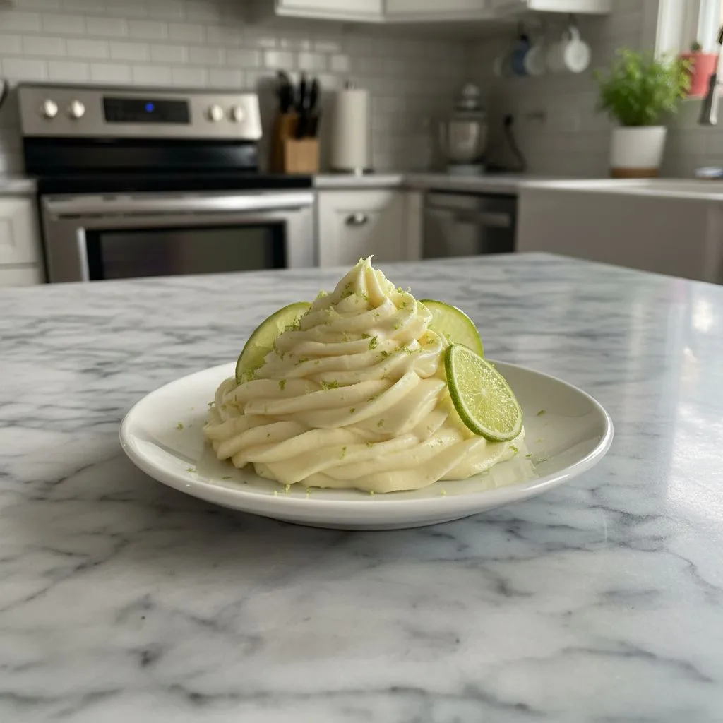 Tangy Creamy Lime Buttercream Frosting Recipe 4 Recipe image