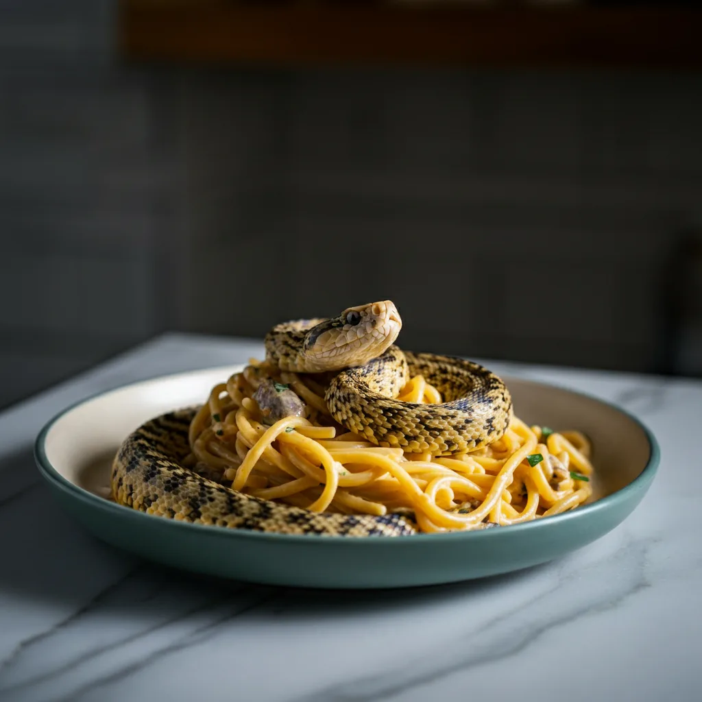 Creamy Rattlesnake Pasta: A Wild & Hearty Dinner 5 Creamy Rattlesnake Pasta Recipe Blog Image 2