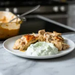 Dump and Bake Chicken Tzatziki: Easy Sheet Pan Dinner 6 dump and bake chicken tzatziki featured