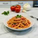 Creamy Tomato Garlic Pasta: A Weeknight Hug 6 easy creamy tomato garlic pasta featured