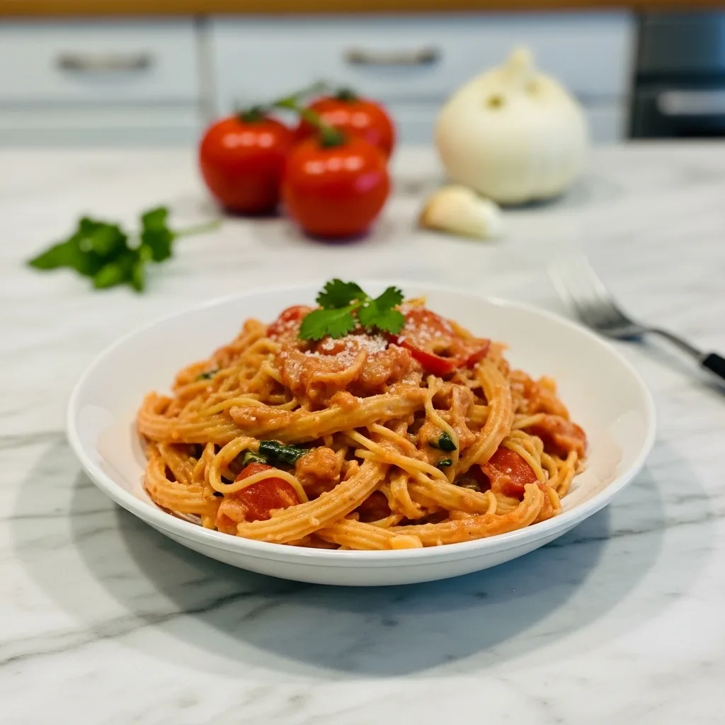 Creamy Tomato Garlic Pasta: A Weeknight Hug