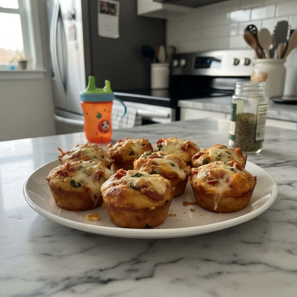 Easy Pizza Muffins: Toddler & Kids’ Quick Snack