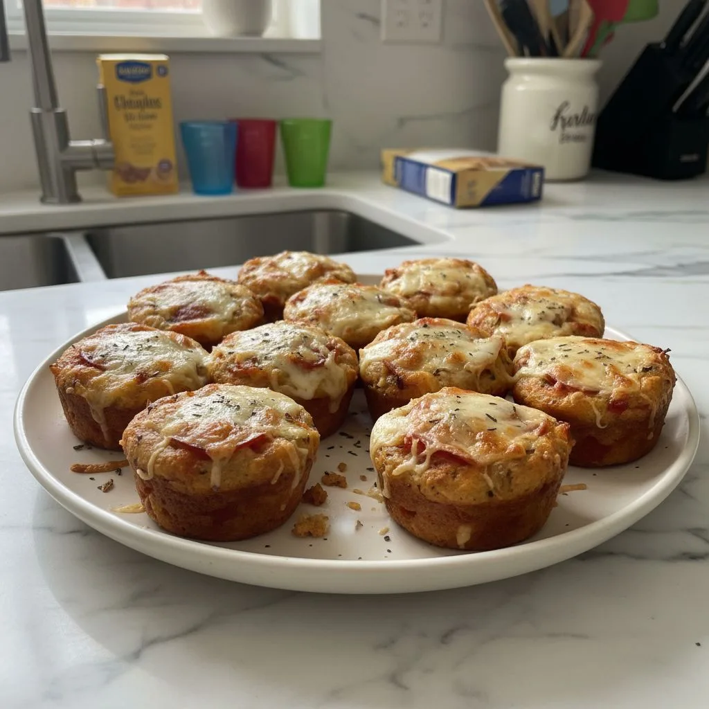 Easy Pizza Muffins for Toddler and Kids: Quick Snack Fun