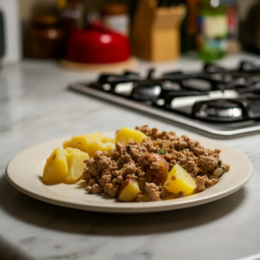 Hearty Ground Turkey with Potatoes: A Weeknight Favorite 4 Recipe image
