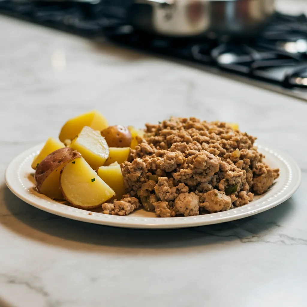 Hearty Ground Turkey with Potatoes: A Weeknight Favorite