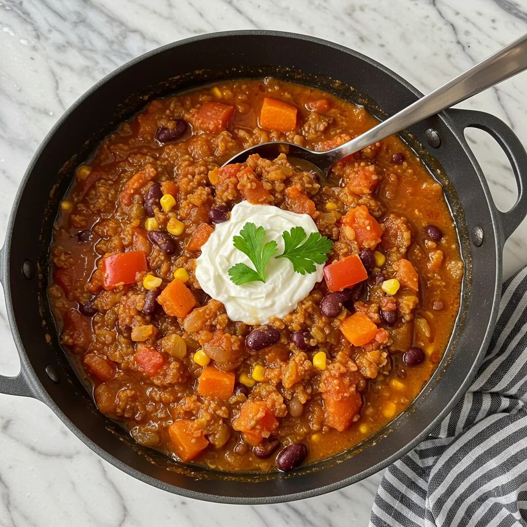 Hearty Vegetarian Pumpkin Chili: A Fall Favorite