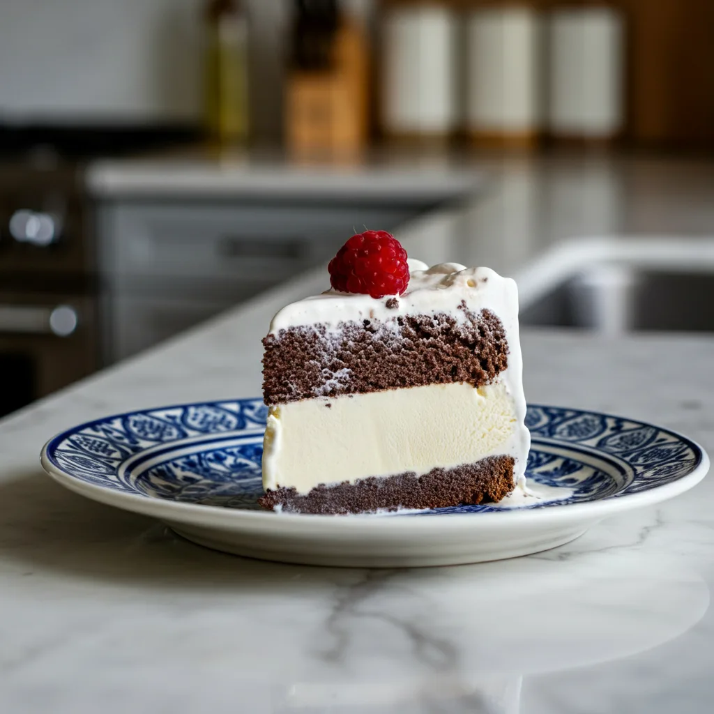 Creamy Homemade Ice Cream Cake: A Nostalgic Treat 4 Recipe image