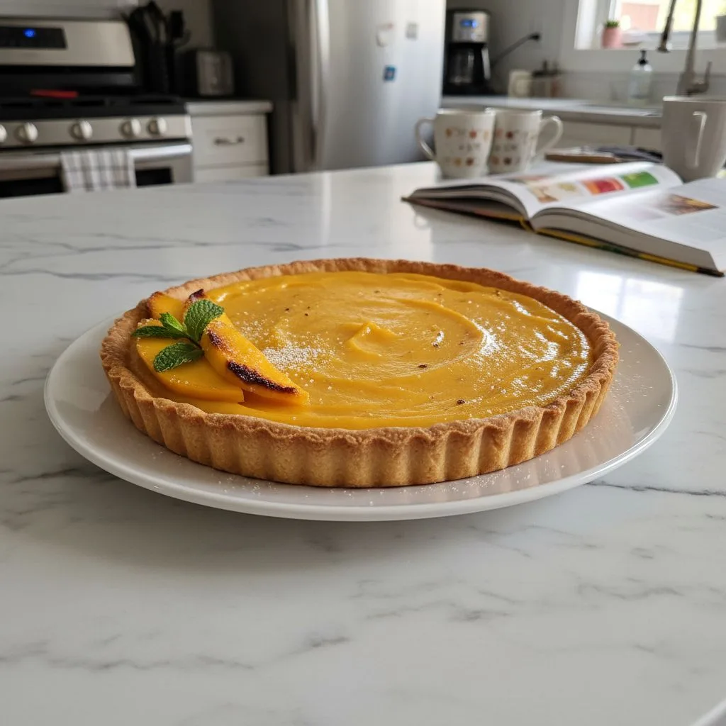 Tangy Mango Curd Tart Recipe: A Sunny Treat 4 Recipe image
