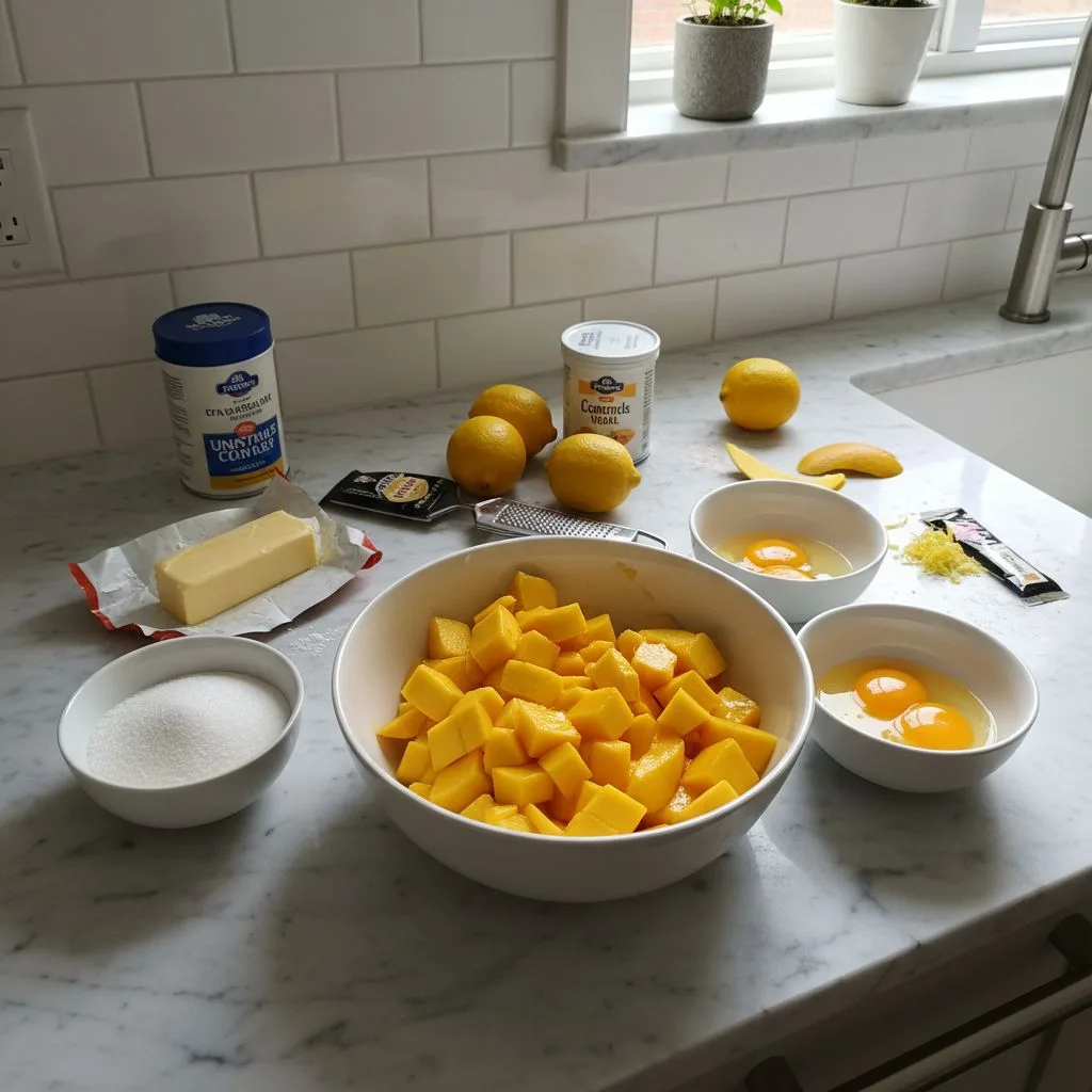 Tangy Mango Curd Tart Recipe: A Sunny Treat 5 Recipe image